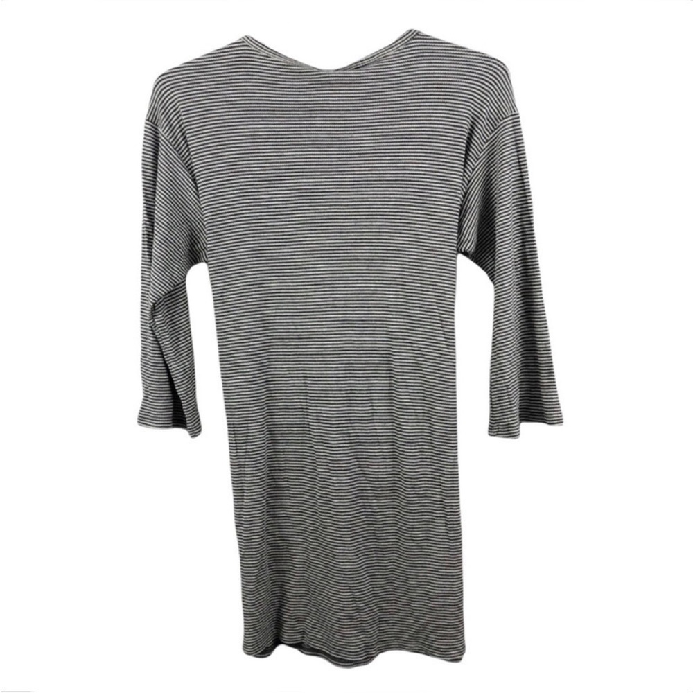 Elan Striped Front Tie Tunic Dress - Picture 3 of 7